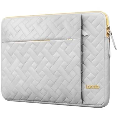 Imagem de Lacdo Capa para portátil para o novo MacBook Air M4 A3241 2025, M3 A3114, M2 A2941 2024-2023,MacBook Pro A1990 de 15,Dell XPS 15 Plus Bolsa para computador com bolso para acessórios,Cinzento Espacial