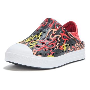 Imagem de Skechers Guzman Steps para meninos, Preto/vermelho, 22