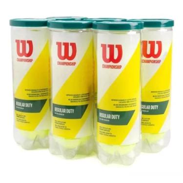 Imagem de Bola de Tênis Wilson Championship Regular Duty (Pack C/6 Tubos)