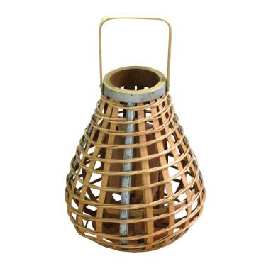 Imagem de Lanterna decorativa em bambu E metal