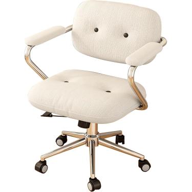 Imagem de Cadeira de escritório ajustável para casa confortável cadeira de jogo de computador estofada cadeira de mesa de mesa de mesa de mesa adequado para o uso do aluno para jogos de escritório em