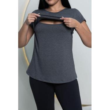 Imagem de Blusa amamentacao - Sob Medida Moda Gestante, G