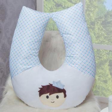 Imagem de Almofada Amamentação Amiguinhos Bordada para Bebê - Miguel Baby, Prínc