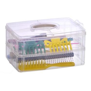 Imagem de Maleta Organizadora Modular Sem Divisórias Empilhável - Plásticos Sant