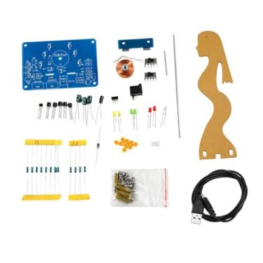 Imagem de menolana Kit de projeto de circuito de prática de soldagem eletromagnética DIY com luz RGB para soldadores iniciantes, crianças e adultos