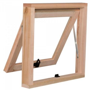 Imagem de Janela Quadrada Basculante 80x80cm Vidro Inteiro Maximar Natural