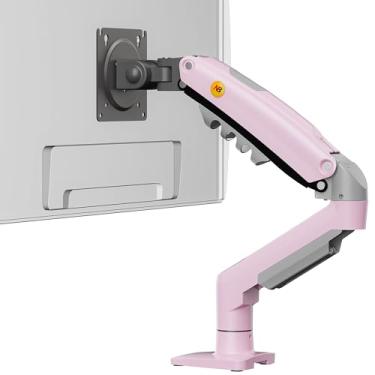 Imagem de Suporte para monitor, serve para monitores de computador de 17 a 30 polegadas ou maiores (dentro de 9 kg), suporte ajustável com função giratória de rotação de inclinação, suporte de mesa série F80