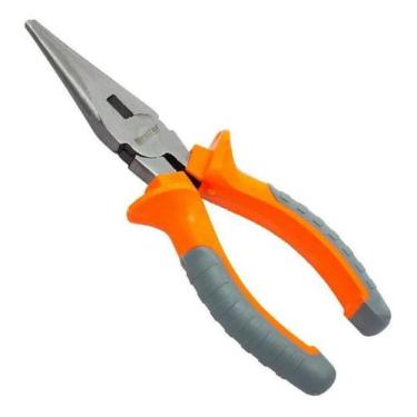 Imagem de Alicate Bico Longo Meia Cana Cabo Emborrachado 21cm Usogeral - Bestfer