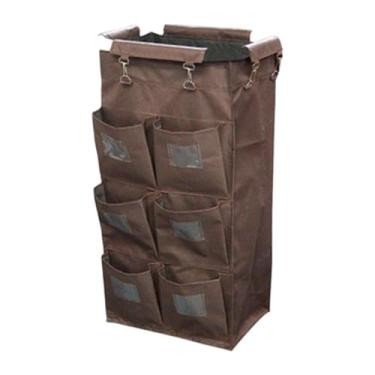 Imagem de Llazsybz Saco de Substituição para Carrinho de Limpeza, Saco para Carrinho de Serviço de Hotel, Saco de Pano para Carrinho de Limpeza, 85cm b