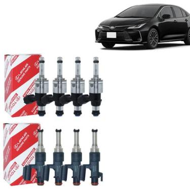 Imagem de 8 bicos injetores alta baixa pressão corolla 2.0 2325024050 - TOYOTA