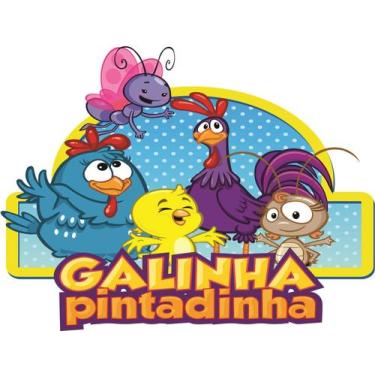 Imagem de Fundo Fotográfico Em Tecido Galinha Pintadinha 2,20X1,50 - Mix estilos