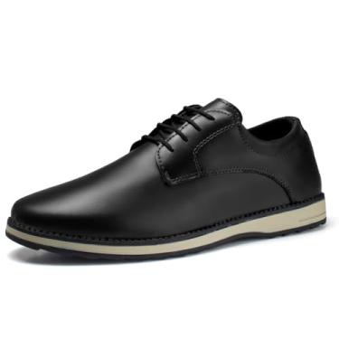 Imagem de Sapato Masculino Social Derby Oxford Casual Original Confortável Macio Leve (Preto, BR, Adulto, Numérico, 41)