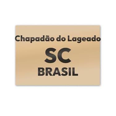 Imagem de Imã de Geladeira Chapadão do Lageado SC MDF 8x5