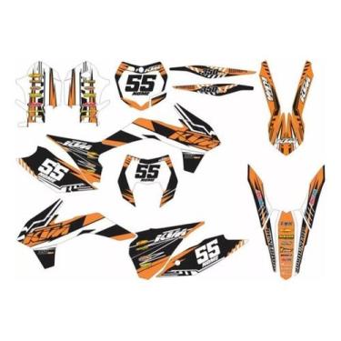 Imagem de Kit Adesivos Ktm 350 Para Moto Cross - Spts