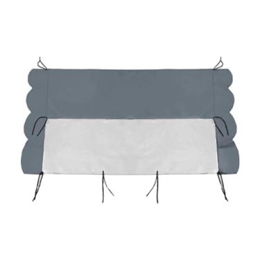 Imagem de MERIGLARE Cobertura de chuva para empilhadeira, toldo superior com cobertura de claraboia de PVC transparente, à prova d'água para neve, capacidade de, Cinza Claro 105x125cm