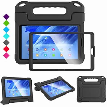 Imagem de MAISON Capa infantil para Samsung Galaxy Tab A9 22.1 cm 2023 SM-X110/X115/X117 e Galaxy Tab A7 Lite 22.1 cm 2021 T220/T225/T227 à prova de choque, protetor de tela embutido com suporte para tablet