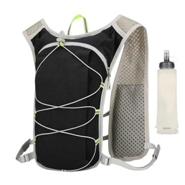 Imagem de Mochila de Hidratação Running - Mochila Garrafa Água Refletora - Com Bolsa de Água Macia 500ML Alças Ajustáveis para Ginásio Campismo Ski Fitness Montanhismo