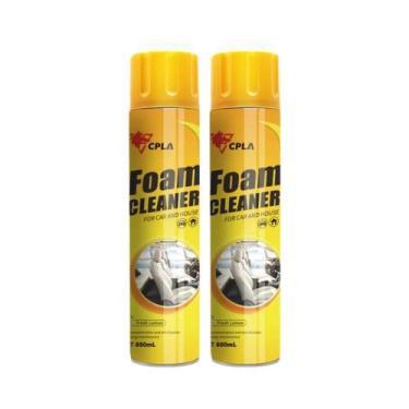 Imagem de 650ml Limpador Multiuso De Assento De Carro, Limpador De Couro De Espu