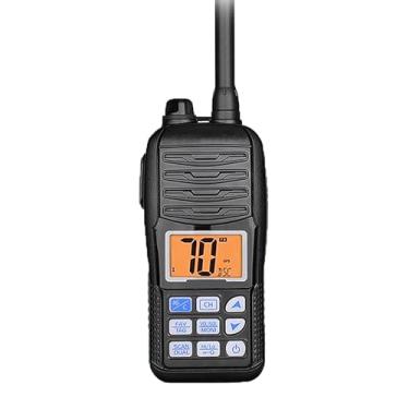 Imagem de RS36M IPX7 VHF Rádio Marítimo Portátil Display LCD Flutuante Dual/Tri-Watch Auto Scan Interfone 156~161,45Mhz Transceptor