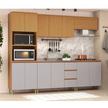 Imagem de Cozinha Modulada 5 Peças sem Tampo MDF Florença Móveis Sul