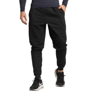 Imagem de Calça Jogger Moletom Bella Fiore Frio Flanelado Roupa Para Inverno Moda Casual Masculina-Masculino