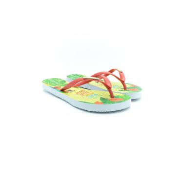 Imagem de Chinelo Feminino Rafitthy More Sun - Vermelho/amarelo-Feminino