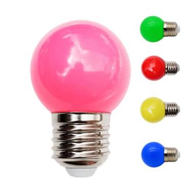 Imagem de Lâmpada Led Modelo Bolinha Decorativa Rosca E27 Cor Rosa LA1WRS - PDE