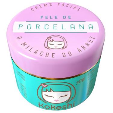 Imagem de Creme Hidratante Facial Kokeshi Pele de Porcelana Rosa Mosqueta 30g - 