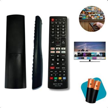Imagem de Kit Pilha + Controles Remotos Para Tv Tv Smart 4K  Pilhas Aaa Inclusas