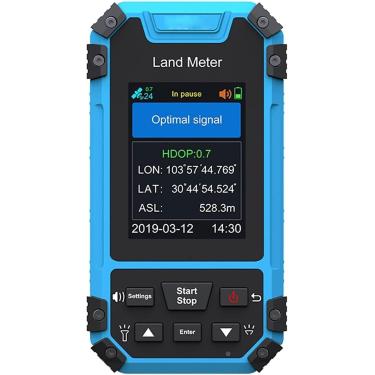 Imagem de Hadheld Gps Lad Surveyig Equipmet, S4 Color Scree Gps Lad Meter, Surveyig Machie Professioal Receiver Area Measuremet, Para Forest Farmlad Moutai Miig Lake, Blue