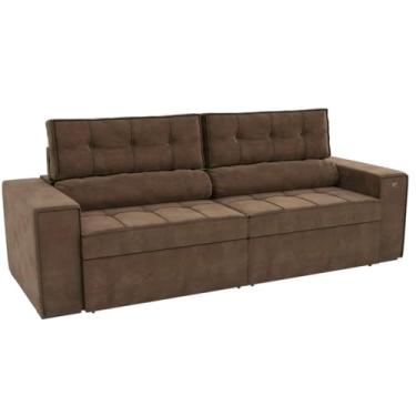 Imagem de Kappesberg - Sofá Lanus 250cm Retrátil e Reclinável S147N-2 Kappesberg