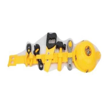 Imagem de Kit De Ferramentas Infantil Com Cinto, Capacete E Acessórios
