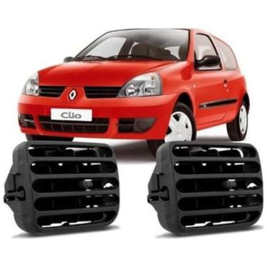 Imagem de Difusores de Ar Preto Renault Clio 2000 a 2016 Kit