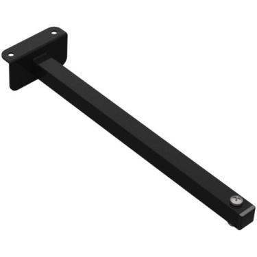 Imagem de SUPORTE REFLETOR FACHADA BANNER BRAÇO 30 cm - MULTIFORMA, Preto