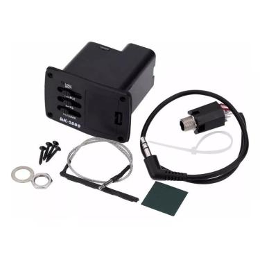 Imagem de Equalizador Captador Ativo Afinador Ukulele Cavaco Uk2000