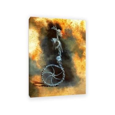 Imagem de Remedios Varo impressões em tela arte de parede Homo rodans pinturas famosas em tela pôsteres de surrealismo Imagem para quarto decoração de casa Remedios Varo decoração de parede 100 x 70 cm