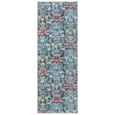 Imagem de Gertmenian Tapete rústico Thomasville Briar para ambientes internos – 20 x 20 cm, durável, fácil de limpar e não derramar, ideal para áreas de alto tráfego na sala de estar, quarto, entrada, floral