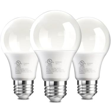 Imagem de TJOY Lâmpadas Led A19, Equivalente A 60 Watts, Eficiente De 9 W, Luz Natural De 5000 K, Base Padrão E26, Lâmpada Branca Brilhante, Não Regulável, Econômica, 800 Lm, Irc De 80, 120 V, Certificada Pe