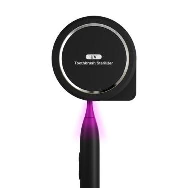 Imagem de Suporte de desinfetante para escova de dentes com luz UV para viagens 