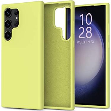 Imagem de bemal Capa para Samsung Galaxy S25 Ultra - Silicone Líquido Sedoso Suave - Forro de Microfibra Macia Slim Fit - Projetado para Mulheres e Meninas - Capa Protetora de Telefone À Prova de Choque 17.3 cm