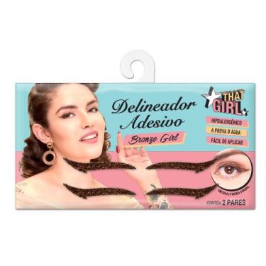 Imagem de Delineador Adesivo That Girl Bronze Girl, 2 Pares