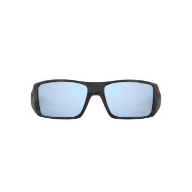 Imagem de Óculos de Sol Oakley Polarizado Heliostat 0OO9231 923105 Tam 61 / Preto - Lentes Prizm Deep Water Polarized