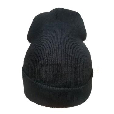 Imagem de Touca Gorro Beanie Inverno Unissex lisa preto Proteção Frio - HHW, Pre