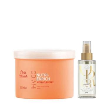 Imagem de Wella Nutri-Enrich Masc 500ml + Óleo Light 100ml - Wella profissional