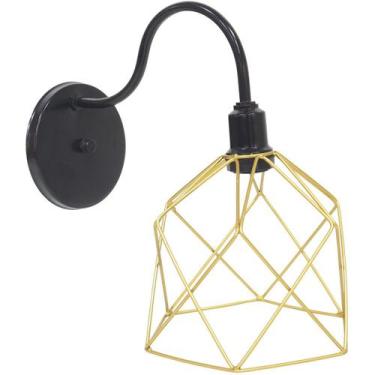 Imagem de Luminária Arandela de Parede Aramada Cálice Industrial Retro Vintage A