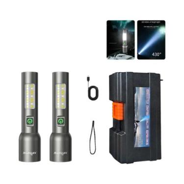 Imagem de Lanterna LED À Prova D'água De Alta Potência Com 5 Modos, Zoom Ajustáv