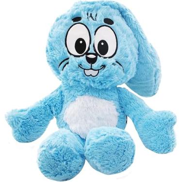 Imagem de Coelho Sansão Turma da Mônica, Pelúcia Azul, 50 cm, Antialérgico
