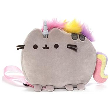 Imagem de GUND Mochila de pelúcia Pusheenicorn Pusheenicorn, 33 cm, multicolorida