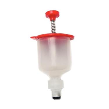 Imagem de Fenteer Copo para pulverizador de tinta Copo para pulverizador de tinta com roscas internas e externas Pote sobressalente para substituição Limpeza fácil Boa