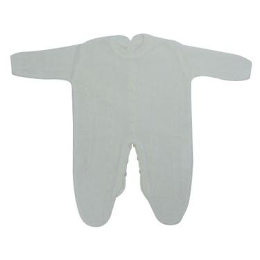 Imagem de Macacão Infantil de Tricô Trança - Kowak, Off, White, RN